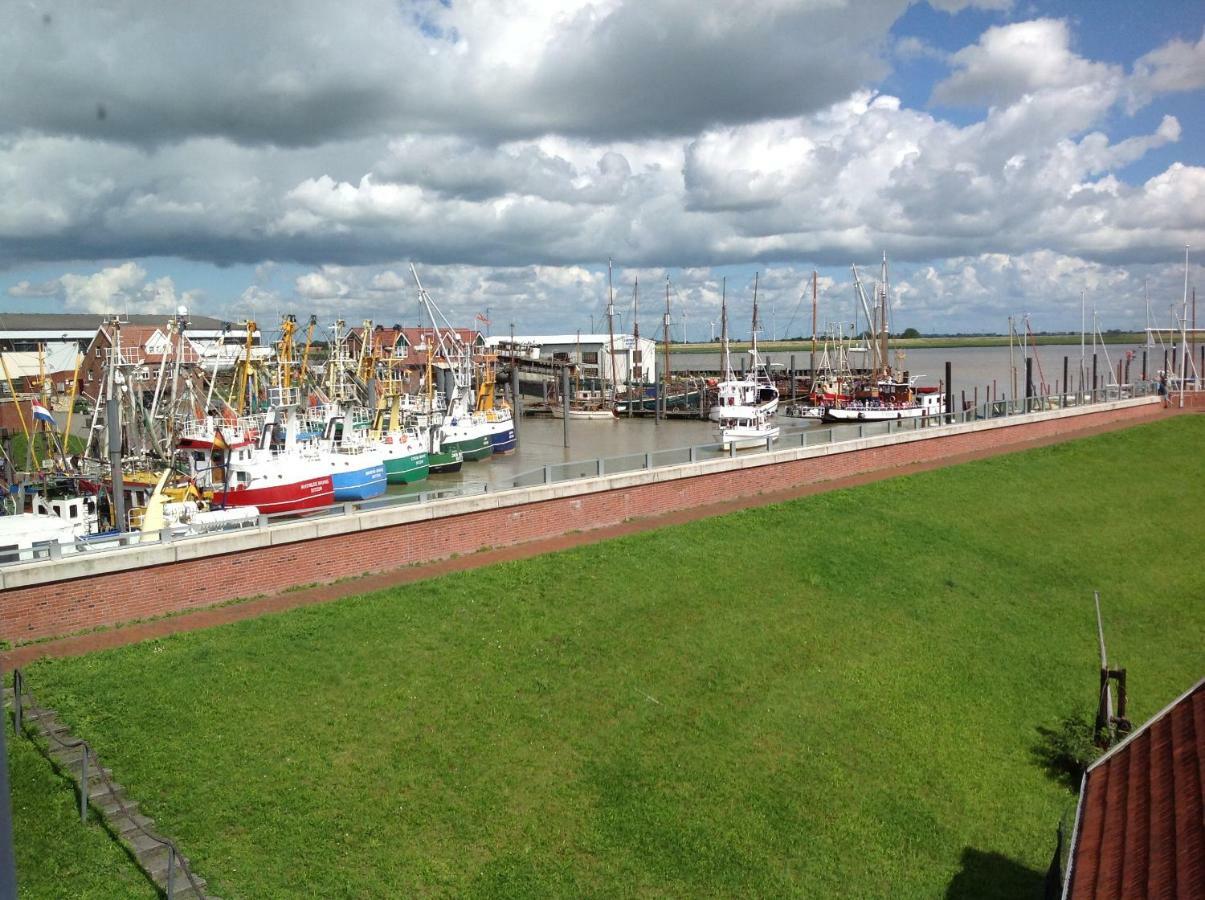 Vier Sterne Am Hafen, Ditzum Exterior foto
